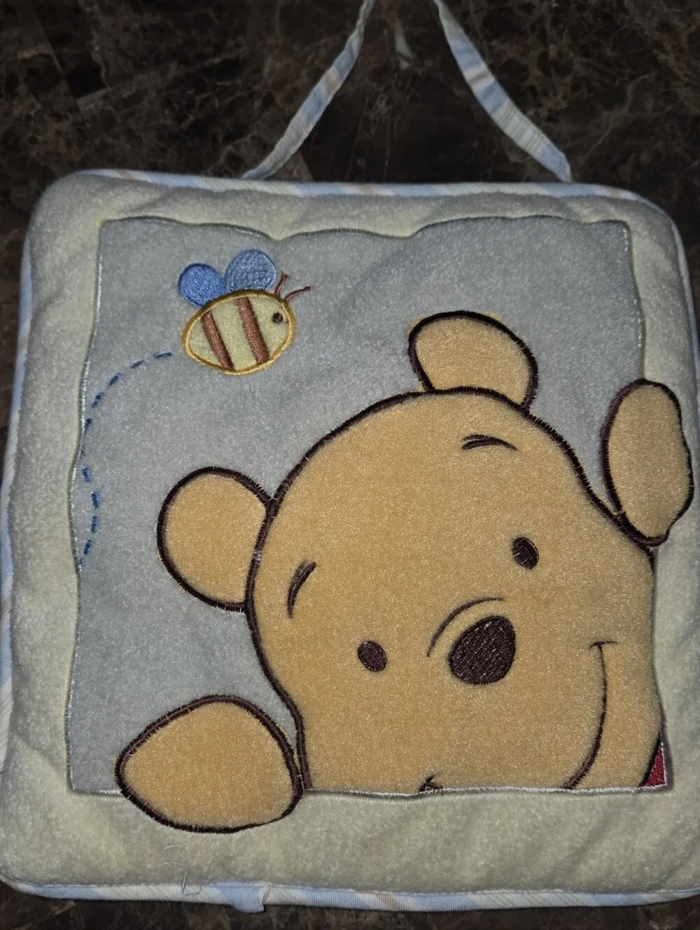 Winnie the Pooh soft baby nursery fabric wall hanging decoration set of five